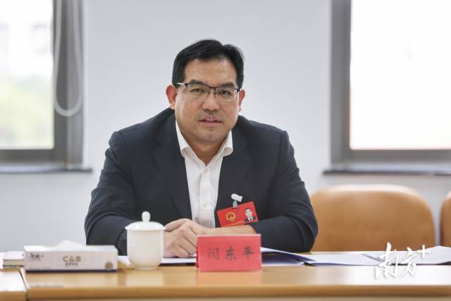 中山市人大代表、板芙镇党委书记闫东平。 南方+ 叶志文 拍摄