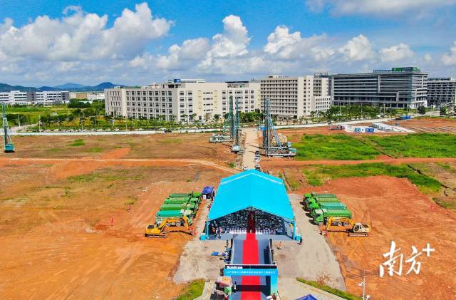 AIOT智慧办公物联华南区域总部地块。 南方+ 叶志文 拍摄