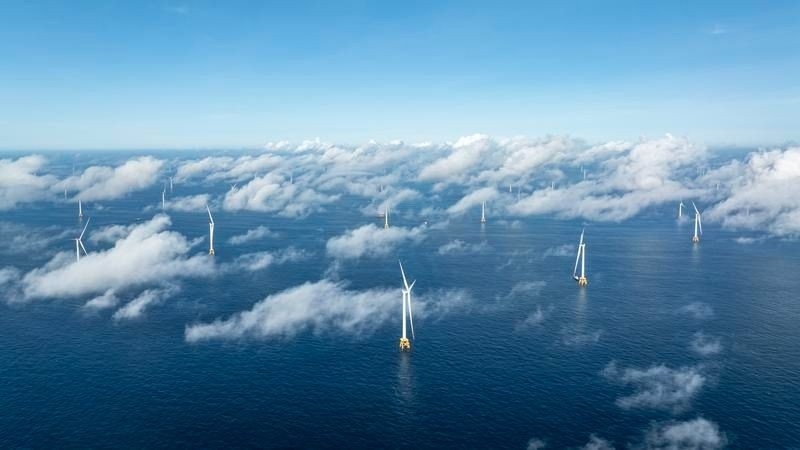 Mingyang Group's offshore wind farm in Yangjiang, Guangdong.
