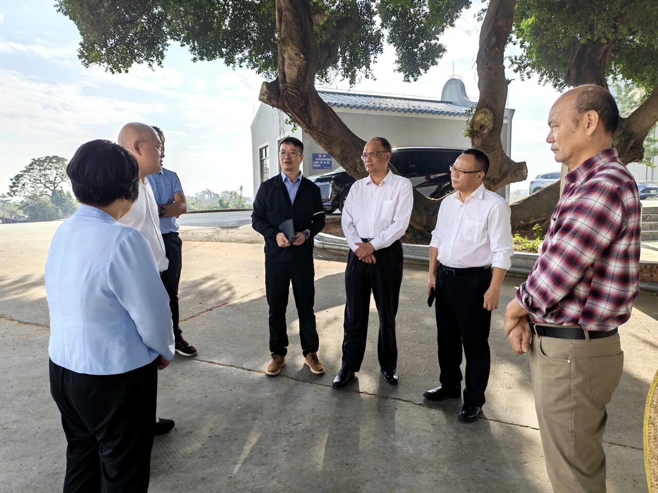 市“百千万工程”指导组到阜沙镇调研指导典型村创建提升工作