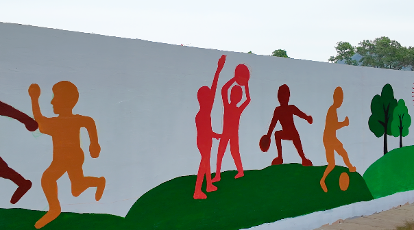 “土”墙变画廊，“艺”起绘家乡！板芙工业大道桥下空间“焕新”记